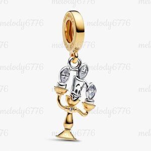 Pandora Disney Beauty and the Beast Lumiere Dangle Charm